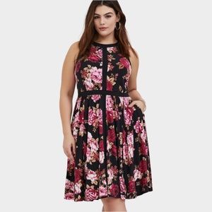 Torrid Studio Knit Skater Dress